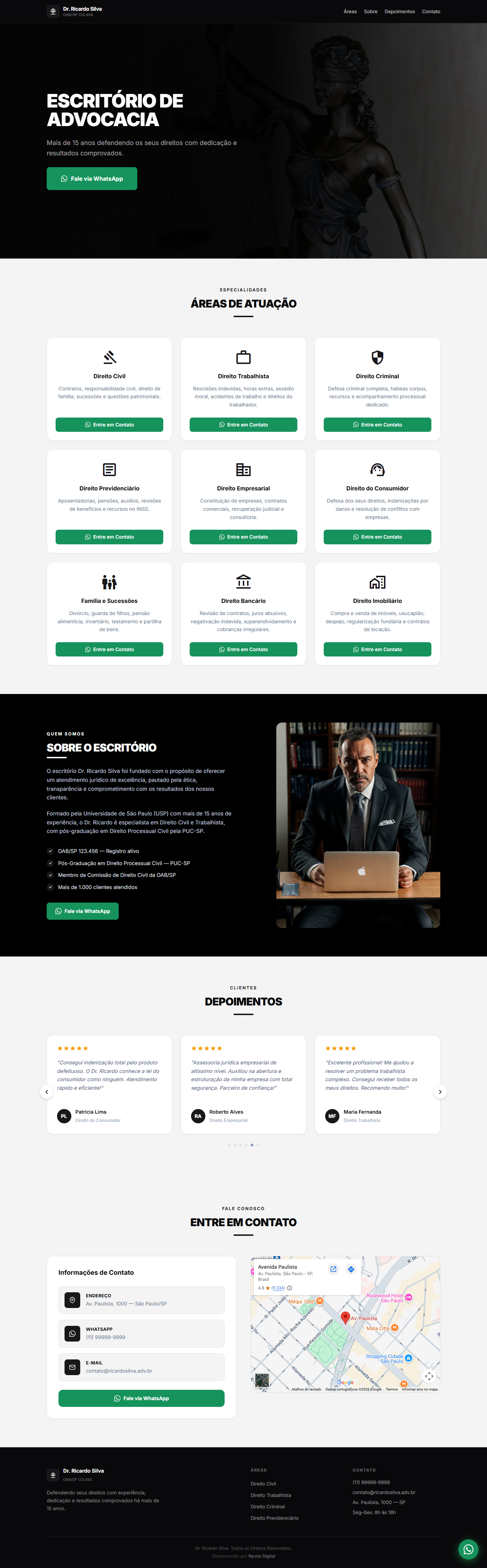 Landing Page Advogado
